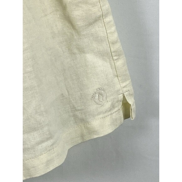 Hang Ten Women’s Cream Drawstring Shirts Beaded Tassels 4” Inseam Sz XXL - Picture 5 of 14